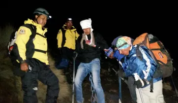 Joven Antonio Domingo Taipe fue rescatado de volcán Misti al pedir auxilio por redes sociales