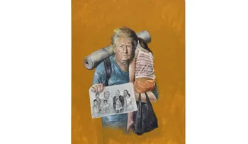Así se verían Trump y otros líderes mundiales si fueran refugiados