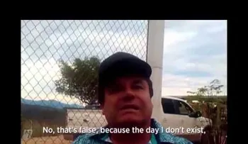 El inédito video donde "El Chapo" responde las preguntas de Sean Penn (VIDEO)