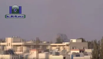 El Estado Islámico graba un ataque aéreo ruso contra sus posiciones en Siria (VIDEO)