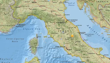Sismo de 5,5 sacude Italia