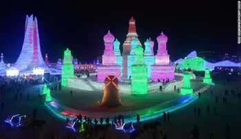 China celebra el Festival de Nieve y Hielo, una feria a -23 grados centígrados