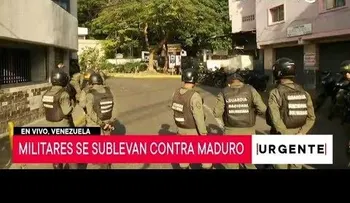 Maduro se impone a rebelión militar antes que la oposición tomara las calles