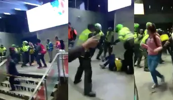Indignación en Colombia por agresión de la policía a periodistas