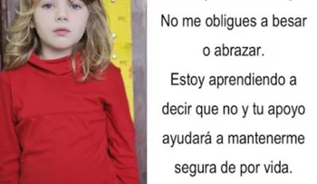 El meme más importante sobre no obligar a los niños a saludar, que se ha compartido más de 150 mil veces