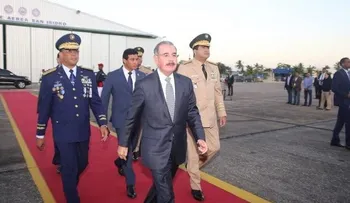 El presidente Danilo Medina salió para Guatemala