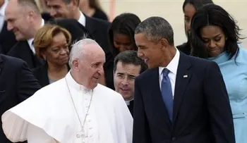 El Papa Francisco recibe bienvenida de estrella en EEUU