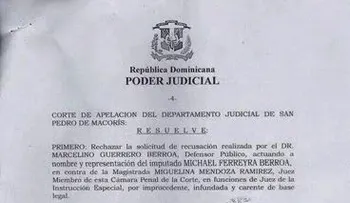 Corte rechaza recusación contra jueza caso desfalco ayuntamiento La Romana