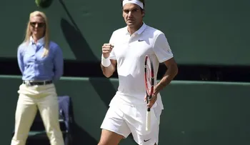 Federer se mantiene en la lucha hacia su 18 Grandre