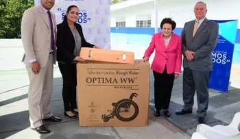 Rehabilitación entrega sillas de ruedas a Vicepresidencia de la República