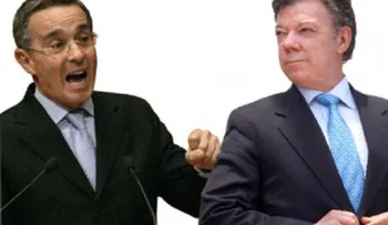 Uribe dice a Santos que es inútil invitarle a diálogo sobre la paz