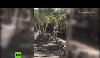 Las primeras imágenes del atentado en Barcelona