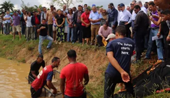 Danilo Medina supervisa proyecto de producción de peces en Copeyito