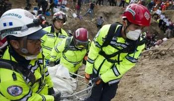 Muertos por derrumbe en Guatemala suman 69