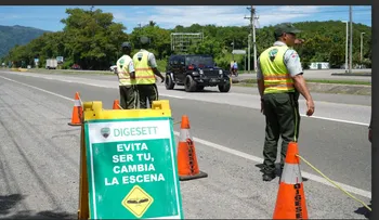 DIGESETT refuerza puntos críticos en carreteras por feriado Día de Las Mercedes
