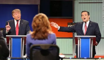 Debate republicano: Trump y Cruz luchan por el primer lugar con fuertes ataques