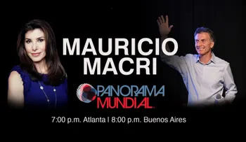 Mauricio Macri habla con Patricia Janiot
