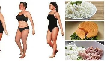 Adelgaza 3 kilos en seis días, con esta dieta de arroz y atún