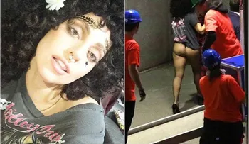 Gaga luce su trasero y atrae miradas 