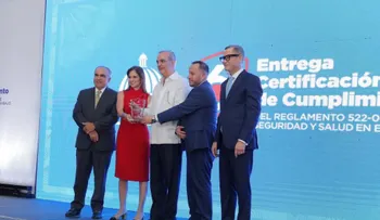 AES Dominicana es reconocida por su seguridad laboral