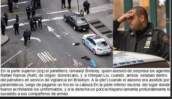 Uno de los dos policías asesinados el sábado en Brooklyn es dominicano