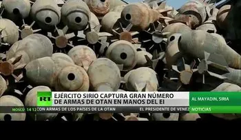 Siria halla modernas armas OTAN en un arsenal capturado del EI (VIDEO)