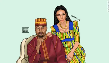 Kim Kardashian y Kanye West como nunca los has visto antes