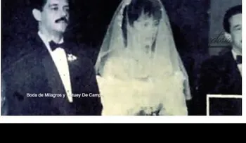 "La boda de la década de los 80's": Milagros Germán y Hatuey Decamps