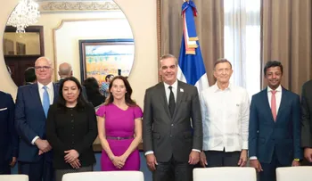 Presidente Abinader recibe visita embajadores de diferentes países acreditados ante la  ONU 