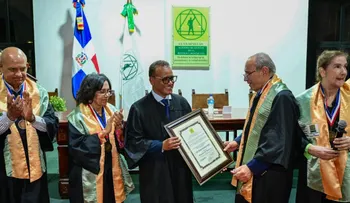 Basilio Belliard investido como Miembro de Número de la Academia de Ciencias de RD