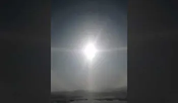  "Cinco soles" en el cielo de China (Video)