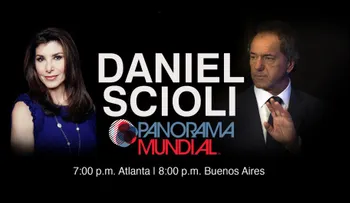Daniel Scioli habla con Patricia Janiot