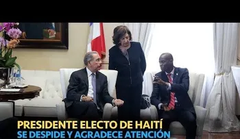 Presidente electo de Haití se despide de RD y agradece hospitalidad (VIDEO)