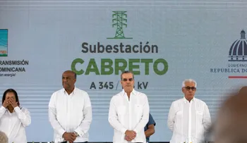 Presidente Abinader pone en servicio subestación Cabreto 345/138KV