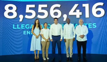 Turismo dominicano alcanza récord de 8.5 millones de visitantes en ocho meses