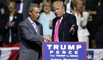 Trump quiere al promotor del brexit; como embajador de Reino Unido en EE.UU.