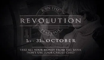 Octubre Negro: Anonymous anuncia una revolución pacífica contra los bancos