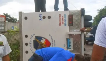 Desconocidos roban camión de envíos de valores
