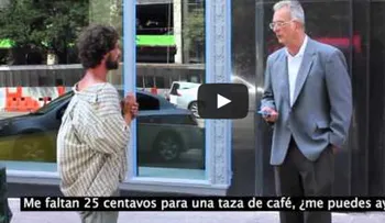 Un mendigo se vistió de traje para ver qué pasaba. ¿El resultado fue ridículo 