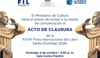 Invitación ACTO DE CLAUSURA de la FILSD 2026