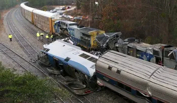 Dos muertos y 70 heridos en choque de trenes en Carolina del Sur