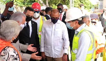 MOPC y Poder Judicial supervisan los trabajos de construcción del nuevo Palacio de Justicia de SDE