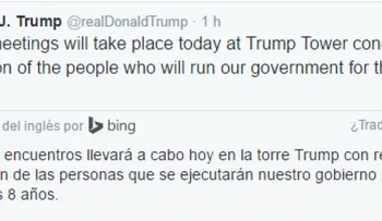 Donald Trump no ha asumido el cargo y dice que buscará su reelección 