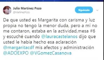 Margarita y Martínez Pozo se enfrentan 