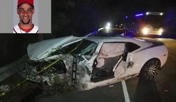 Muere pelotero Braulio Lara y el joven Brayan Alberto de León Merán, en un accidente en Baní; hay 4 heridos