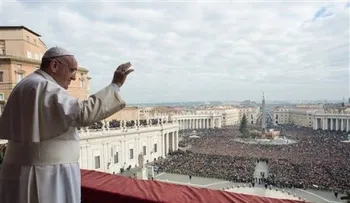 Papa reza por paz en corazones, familia y mundo en Año Nuevo 