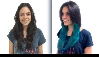 Cómo hacer las mechas californianas Azul o Verde? (VIDEO)
