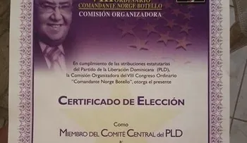 PLD decide celebrar el 14 de julio VIII Congreso Norge Botello