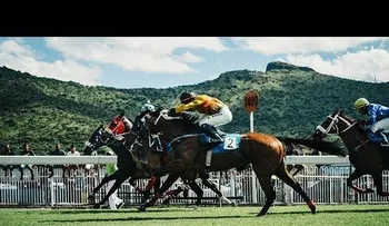 Un caballo "obliga" a su jinete a ganar la carrera