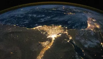 Una sorprendente imagen del río Nilo captada desde el espacio 